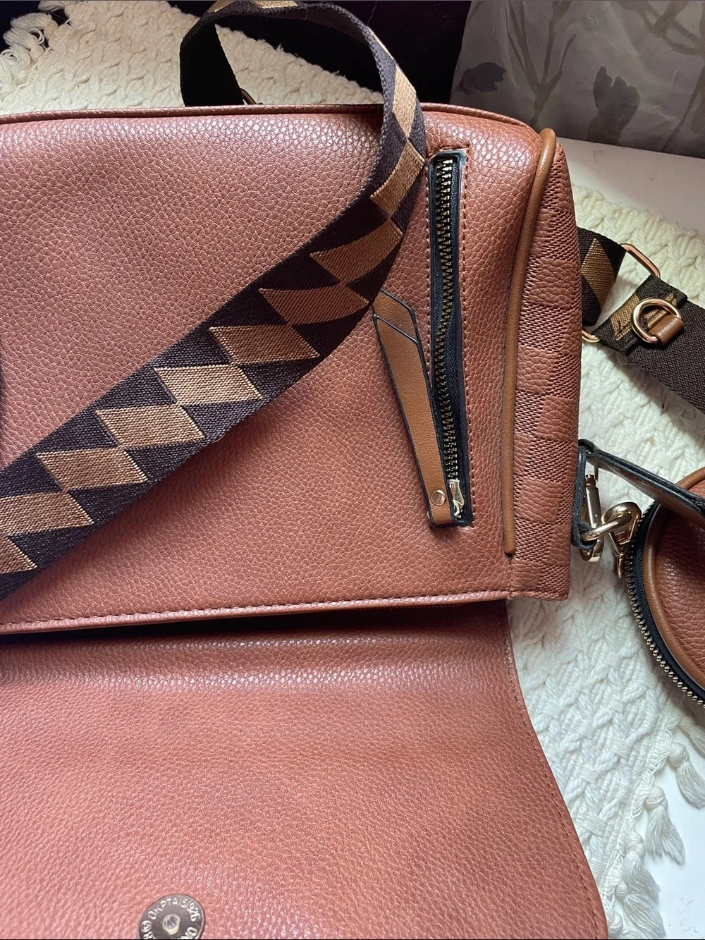JOLENE COUTURE QUILTED SATCHEL